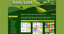 Desktop Screenshot of icons-land.com